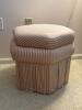 Upholstered Hexagonal Storage Ottoman