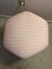 Upholstered Hexagonal Storage Ottoman - 2