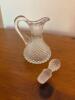 Pressed Glass Cruet and Perfume Bottles - 6