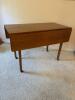 Early American Drop-Leaf Wooden Table