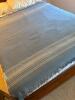 L.L.Bean Pendleton Blue Striped Wool Blanket