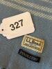 L.L.Bean Pendleton Blue Striped Wool Blanket - 6
