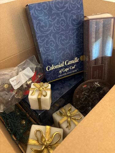 Assortment of Candles and Holders