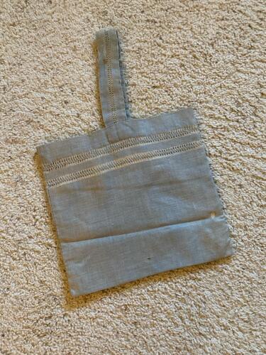 Vintage Linen Hanging Pouch