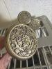 Ornate Brass Curtain Pull Backs - 2