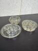 Clear Glass Flower Frog Arrangers - 2