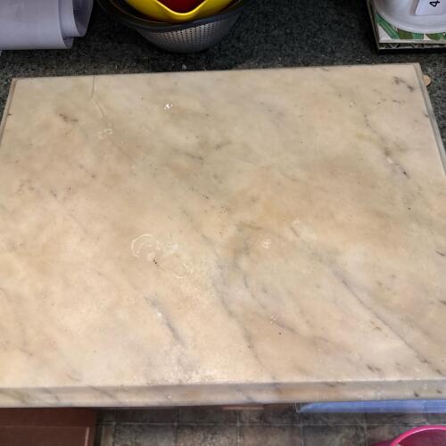 Rectangular White Marble Slab