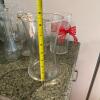 Assorted Clear Glass Vases - 4
