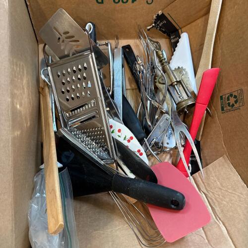 Assorted Kitchen Utensils and Tools