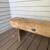 Rustic Wooden Bench in Primitive Style - 2