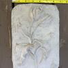 Decorative Concrete Tulip Plaque and Large Wooden Painted lobster buoy - 5