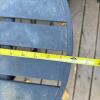 Outdoor Patio Bistro Table and plastic Wicker Chairs Set - 7