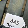 Outdoor Patio Bistro Table and plastic Wicker Chairs Set - 11