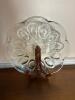 Pressed Glass Deviled Egg Platter