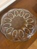 Pressed Glass Deviled Egg Platter - 4