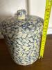 Robinson Ransbottom Stoneware High Jar with Lid, Spongeware - 6