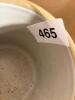 Stoneware Butter Crock Blue Spongeware-Style - 8