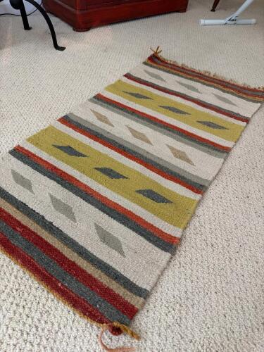 Southwestern-Style Handwoven Wool Rug