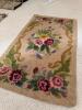 Floral Hooked Rug by Jessie Elizabeth (Bain) Miskelly, 1962