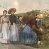 Berry Pickers Framed Antique-Style Print