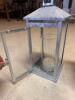 Pair of Galvanized Metal and Glass Lanterns - 3