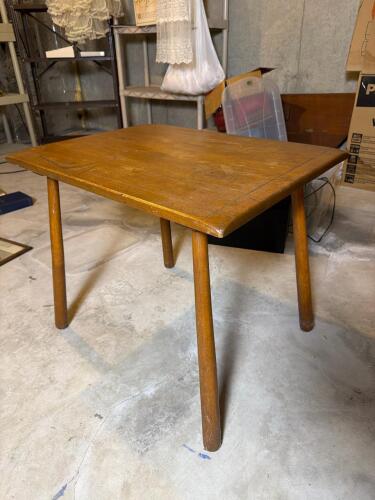 MCM Wood Side Table