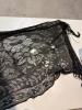 Black Floral Lace Shawl