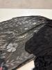 Black Floral Lace Shawl - 2