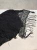 Black Floral Lace Shawl - 4
