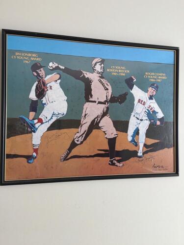 Thom Ross Signed and Numbered Redsox Greats Print