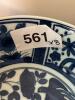 Blue and White Transferware Plates in Mixed Floral Patterns - 9