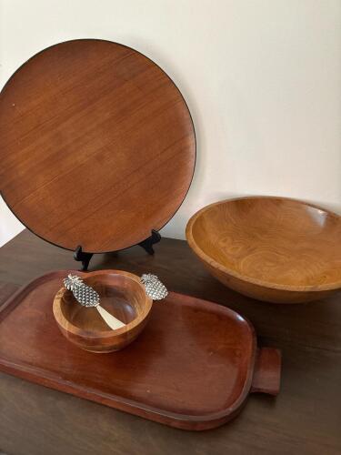 Collection of Wood Servingware