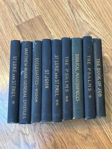 The Modern Reader's Bible Volumes, Macmillan, 1896&ndash;1898