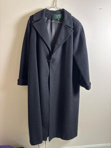 Lauren Ralph Lauren Petite Black Overcoat