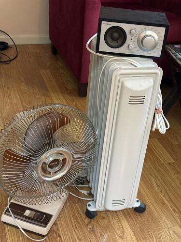 Radio, Electric Heater, and Fan Appliance Group
