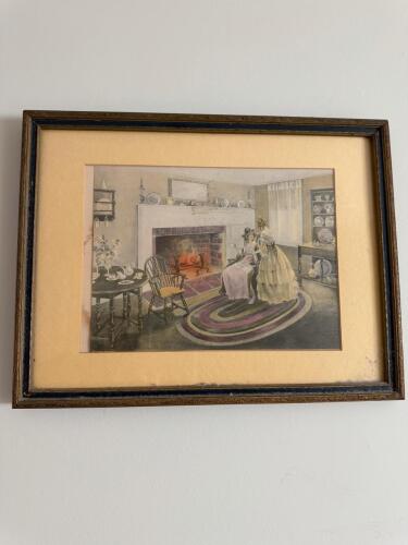 Vintage Tea for Two Print