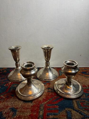 Weighted Sterling Silver Candlesticks