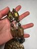 Large Hammered Brass Heart Necklace - 4