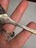 Sterling Silver Serving Spoons, Scallop and Pierced Motif - 5