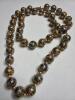 Cloisonn&eacute; Bead Necklace With Floral Motif - 2