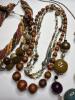 Assorted Beaded Necklaces With Mixed Materials