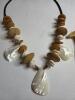 Handcrafted Wood, Shell, and Bead Necklaces with Animal Motifs - 6