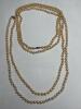 Strand Pearl Necklaces with Filigree Clasps - 2