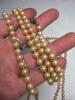 Strand Pearl Necklaces with Filigree Clasps - 3