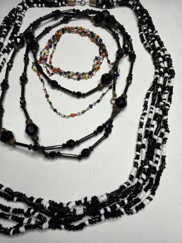 Glass Beaded Necklaces