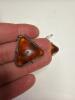 Amber and Sterling Silver Necklace with Pendant and Earrings - 6