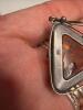 Amber and Sterling Silver Necklace with Pendant and Earrings - 8