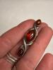Sterling Silver and Amber Ring and Brooches - 6