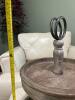 2-Tier Wooden Serving Tray with Metal Handle - 4