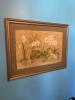 Framed Floral Print in the Contemporary Style